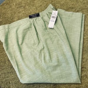 Alfred Dunner Classic Fit Pants, Santa Fe, Avocado